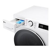 LG 10/6 kg, max. 1400 ford./perc, Gőz mosó-szárítógép, TurboWash™360° és AI DD™ technológia, F4DR510S0W