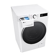 LG 10/6 kg, max. 1400 ford./perc, Gőz mosó-szárítógép, TurboWash™360° és AI DD™ technológia, F4DR510S0W