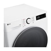 LG 10/6 kg, max. 1400 ford./perc, Gőz mosó-szárítógép, TurboWash™360 és AI DD™ technológia, F4DR510S1W