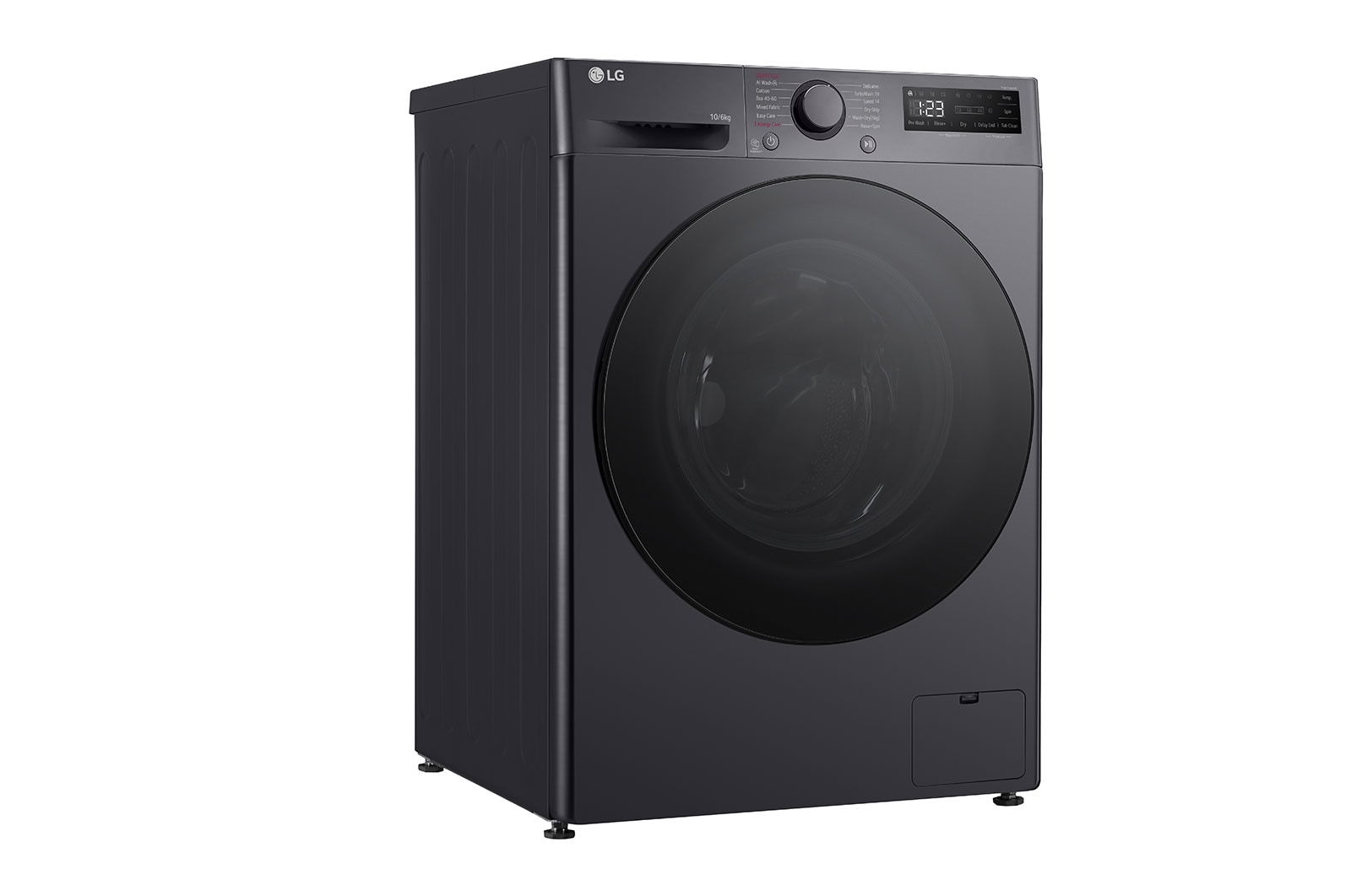 LG 10/6 kg, max. 1400 ford./perc, Gőz mosó-szárítógép, TurboWash™360 és AI DD™ technológia, F4DR510S2M