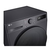 LG 10/6 kg, max. 1400 ford./perc, Gőz mosó-szárítógép, TurboWash™360 és AI DD™ technológia, F4DR510S2M