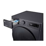 LG 10/6 kg, max. 1400 ford./perc, Gőz mosó-szárítógép, TurboWash™360 és AI DD™ technológia, F4DR510S2M