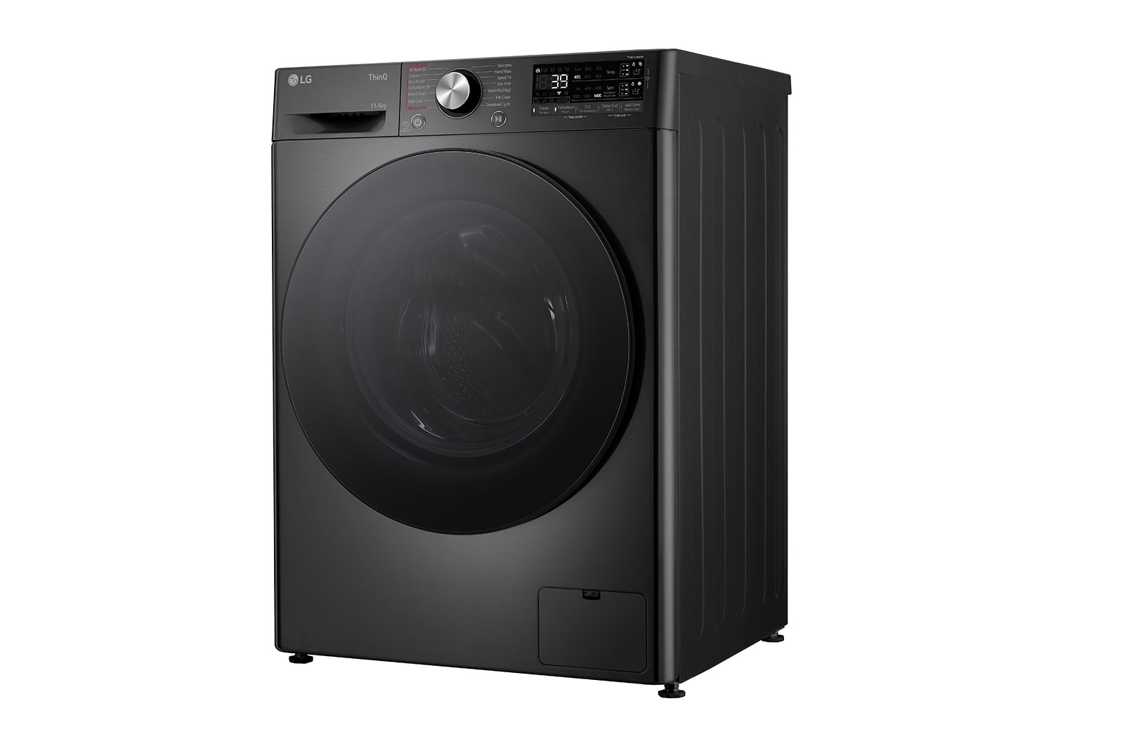 LG 11/6 kg, max. 1400 ford./perc, Gőz mosó-szárítógép, TurboWash™360, AI DD™ és WiFi funkció, F4DR711S2BA