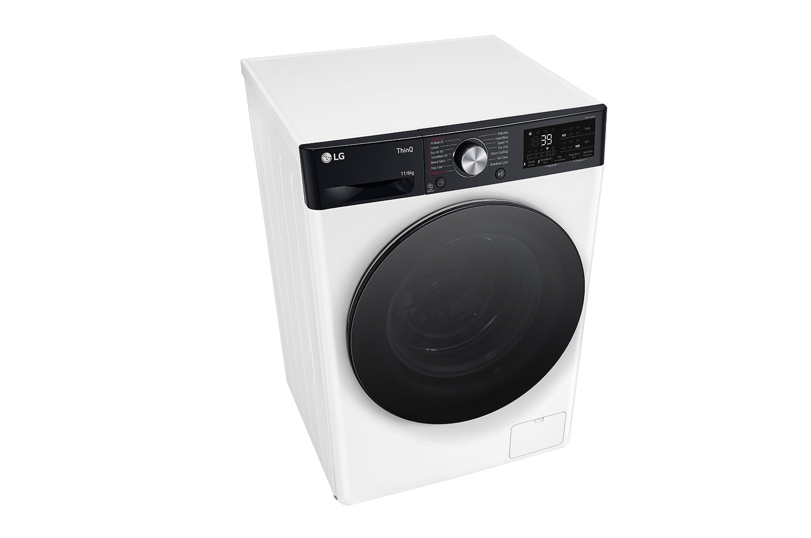 LG 11/6 kg, max. 1400 ford./perc, Gőz mosó-szárítógép, TurboWash™360, AI DD™ és WiFi funkció, F4DR711S2H