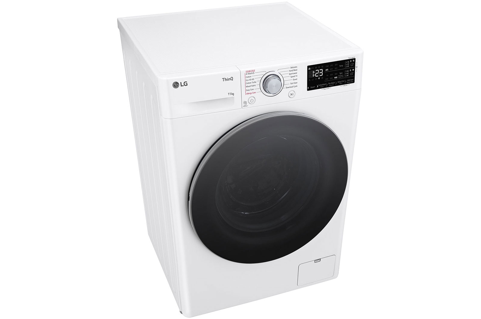 LG 11 kg, max. 1400 ford./perc, Gőzmosógép, TurboWash™360, AI DD™ és WiFi funkció, F4WR311S1WA