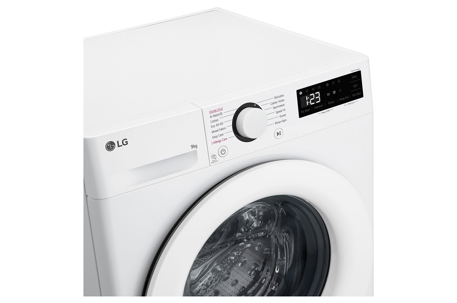 LG 9 kg, max. 1400 ford./perc, Gőzmosógép, AI DD™ technológia, F4WR509SWW