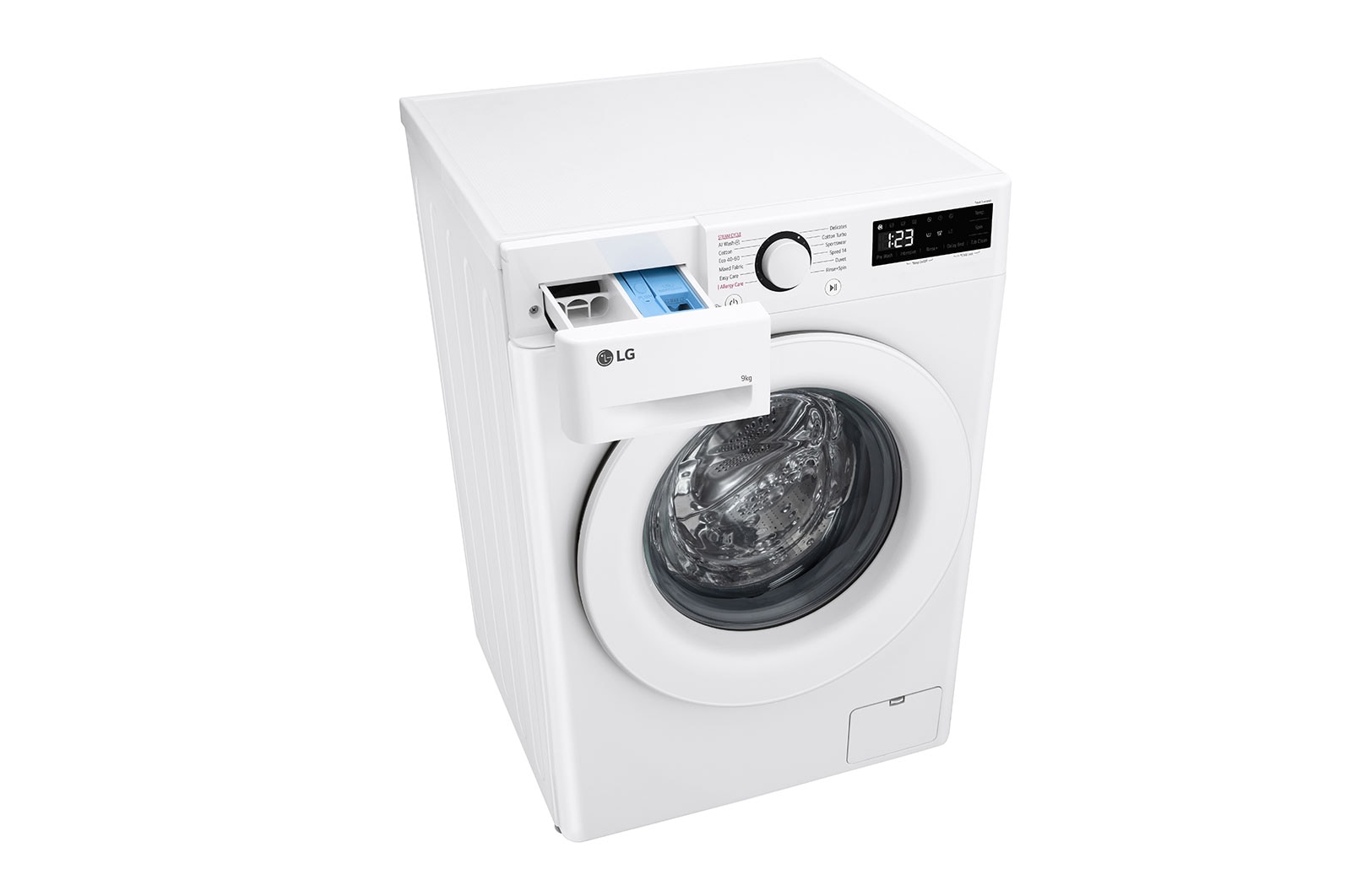 LG 9 kg, max. 1400 ford./perc, Gőzmosógép, AI DD™ technológia, F4WR509SWW