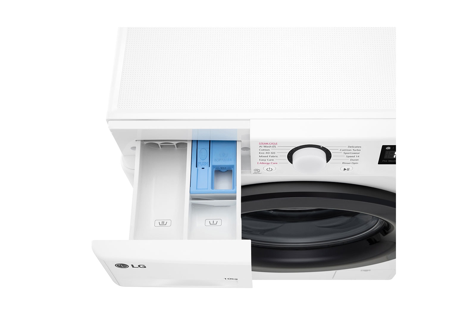 LG 10 kg, max. 1400 ford./perc, Gőzmosógép, AI DD™ technológia, F4WR510SBW