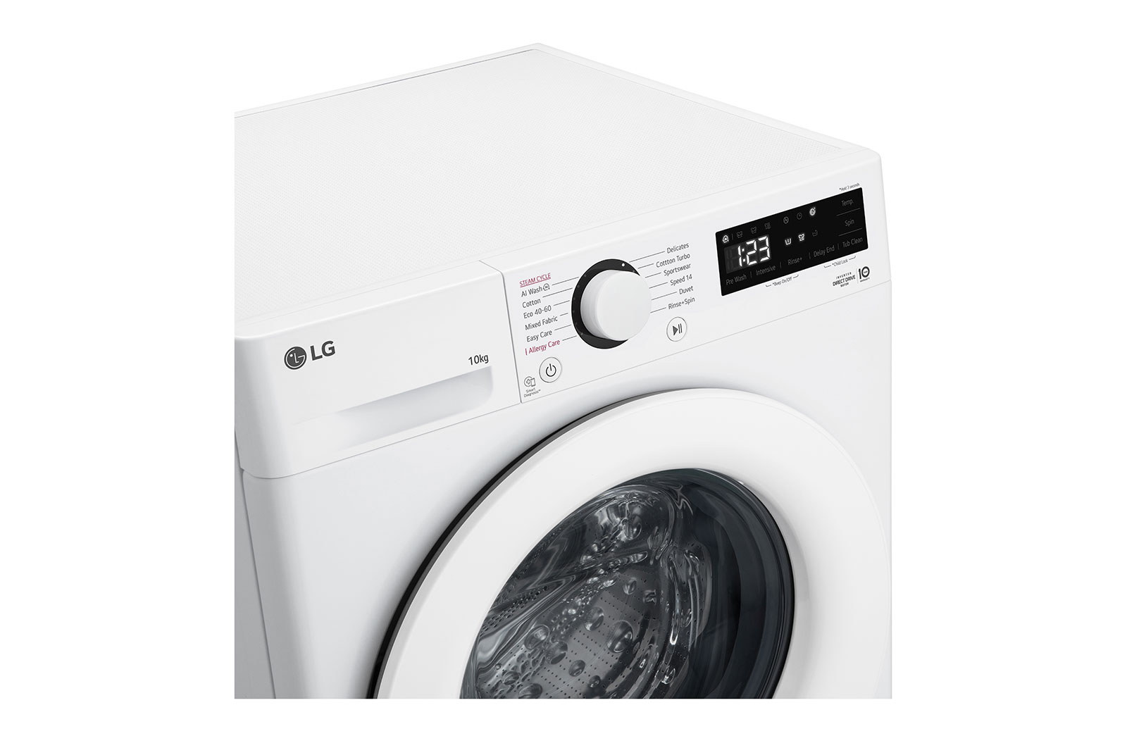 LG 10 kg, max. 1400 ford./perc, Gőzmosógép, AI DD™ technológia, F4WR510SWW