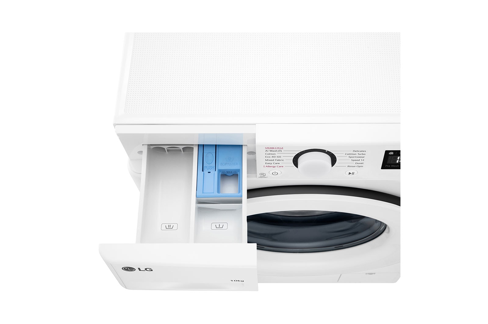 LG 10 kg, max. 1400 ford./perc, Gőzmosógép, AI DD™ technológia, F4WR510SWW