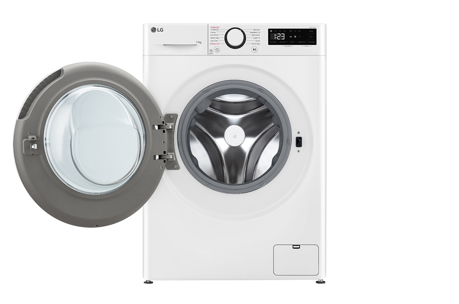 LG 11 kg, max. 1400 ford./perc, Gőzmosógép, TurboWash™360, AI DD™, F4WR511S0W