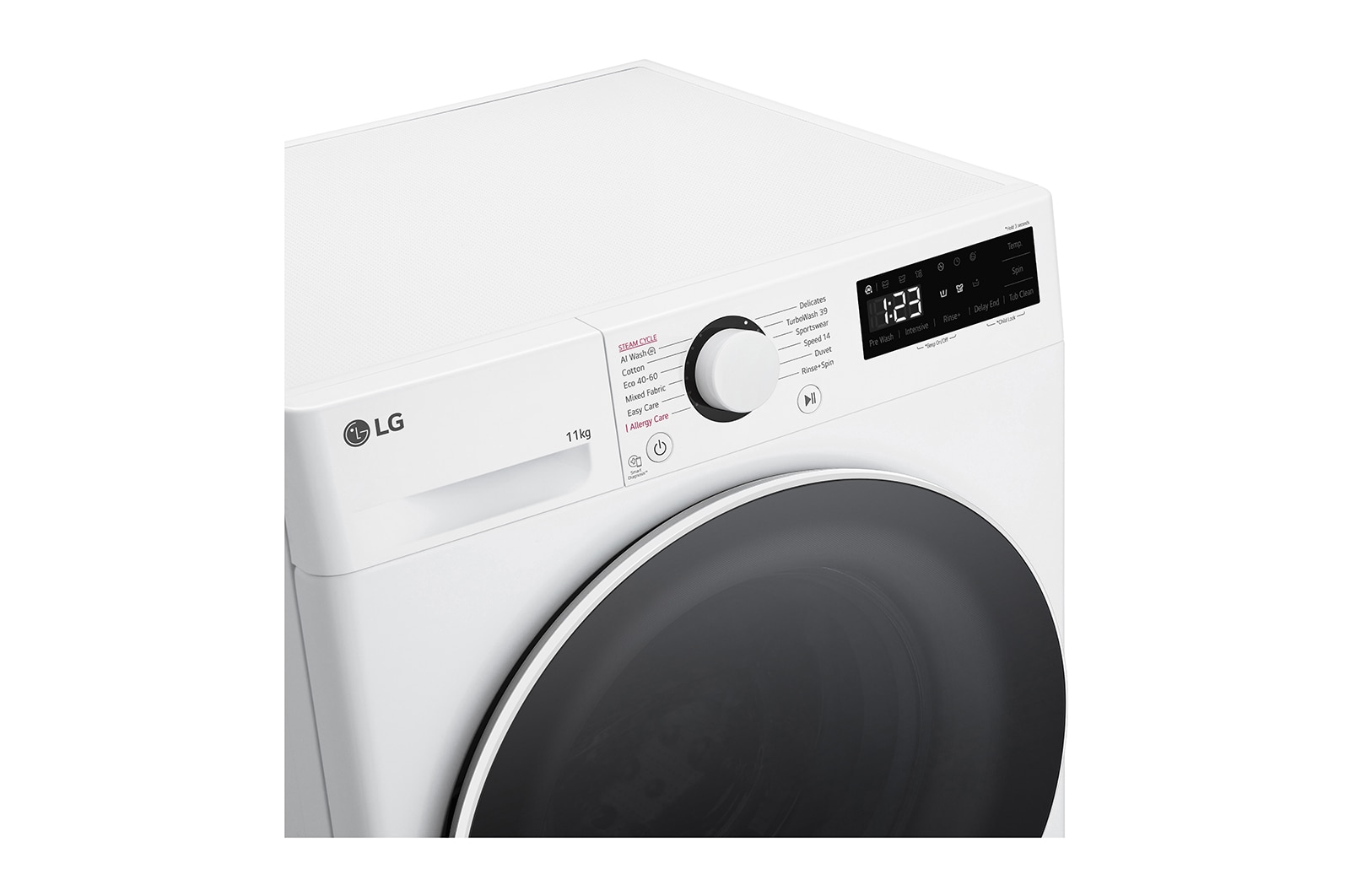 LG 11 kg, max. 1400 ford./perc, Gőzmosógép, TurboWash™360, AI DD™, F4WR511S0W