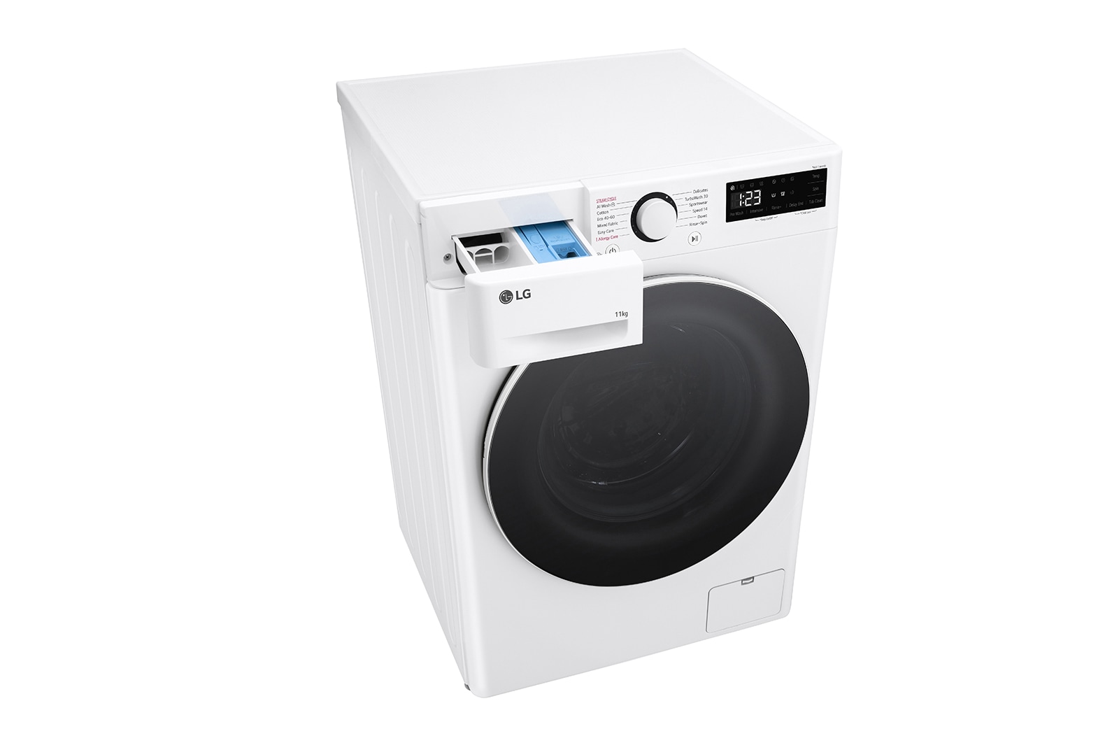 LG 11 kg, max. 1400 ford./perc, Gőzmosógép, TurboWash™360, AI DD™, F4WR511S0W