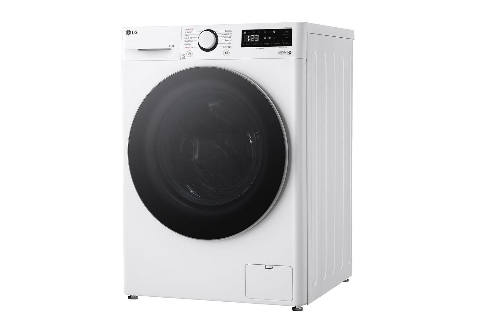 LG 11 kg, max. 1400 ford./perc, Gőzmosógép, TurboWash™360, AI DD™ technológia, F4WR511S1W