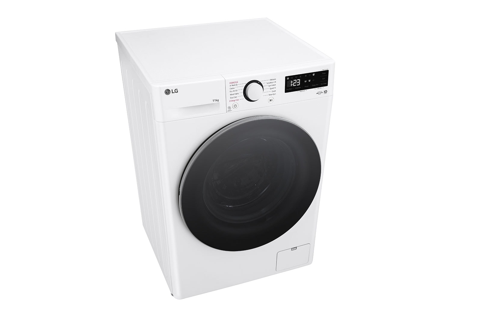 LG 11 kg, max. 1400 ford./perc, Gőzmosógép, TurboWash™360, AI DD™ technológia, F4WR511S1W