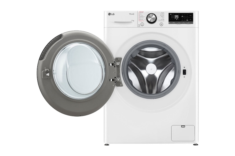 LG 11 kg, max. 1400 ford./perc, Gőzmosógép, TurboWash™360, AI DD™ és WiFi funkció, F4WR711S2W