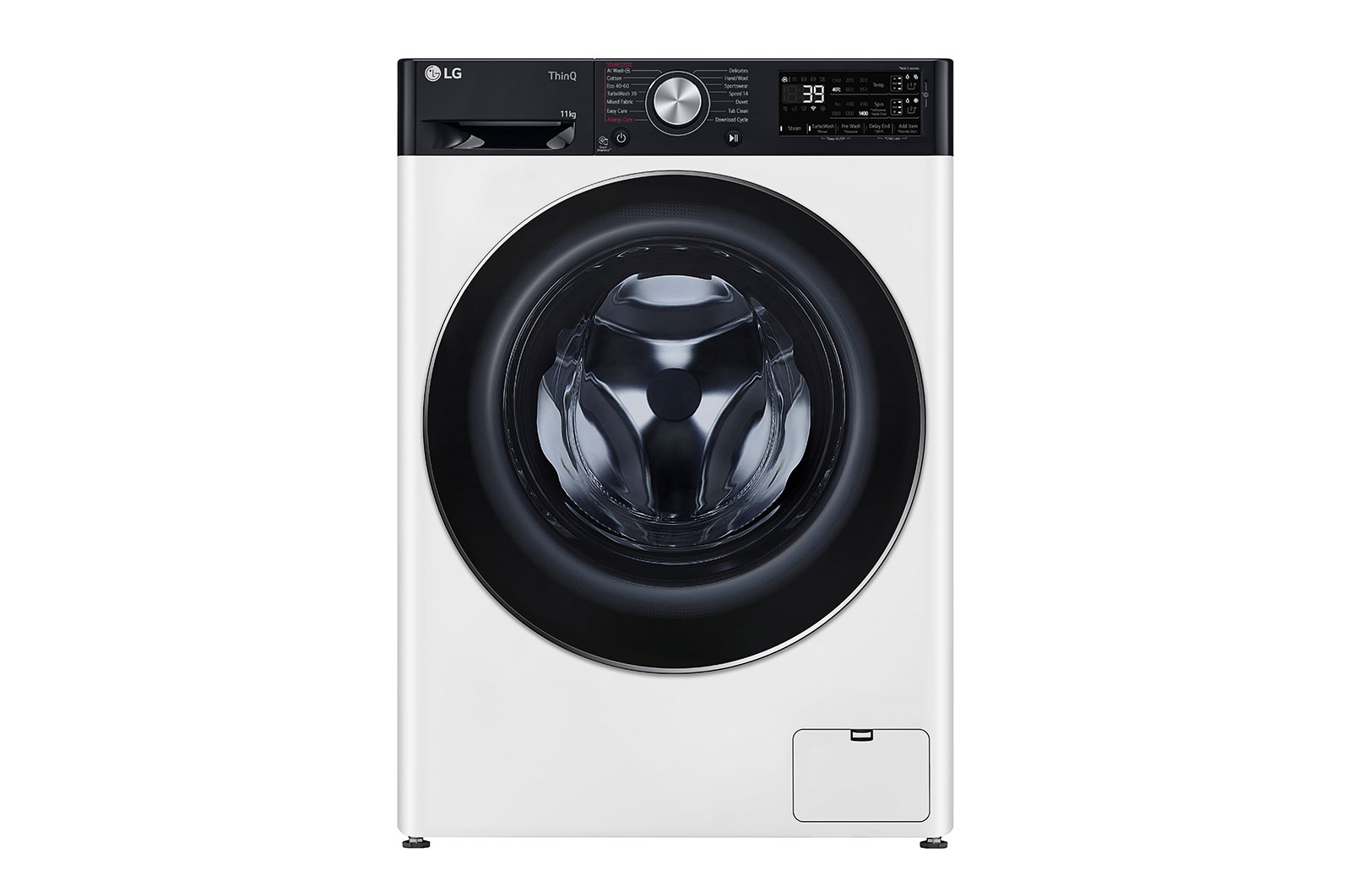 LG 11 kg, max. 1400 ford./perc, Gőzmosógép, TurboWash™360, AI DD™ és WiFi funkció, F4WR711S3HA