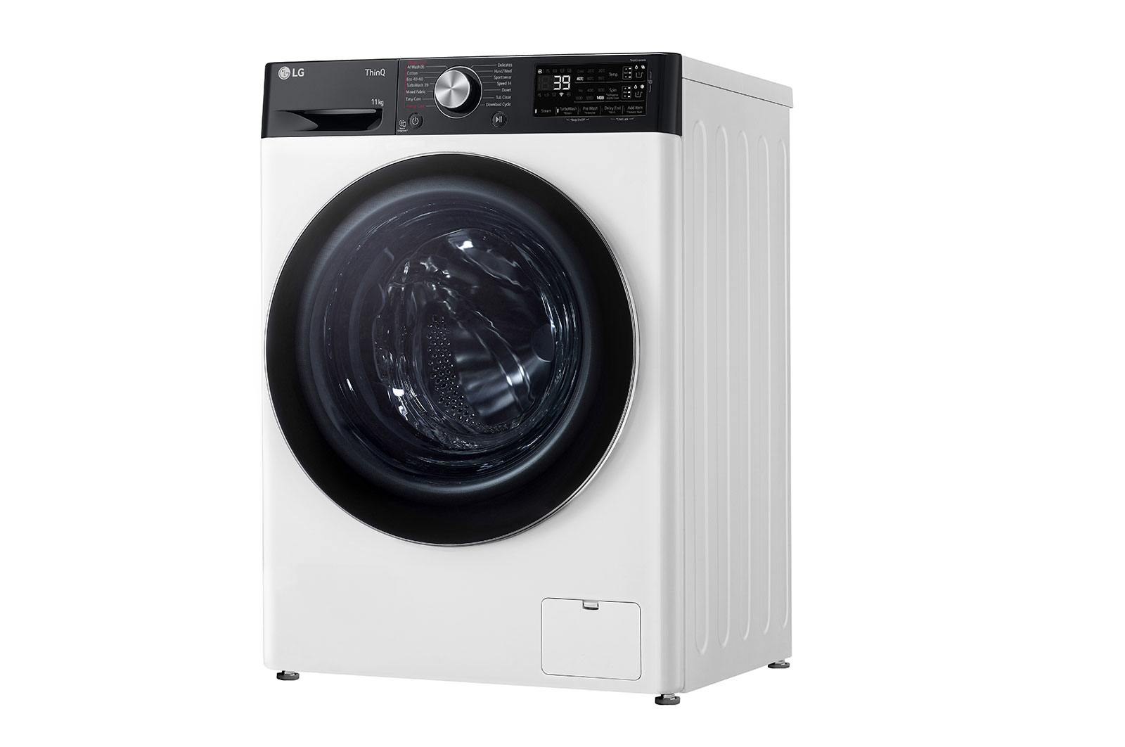 LG 11 kg, max. 1400 ford./perc, Gőzmosógép, TurboWash™360, AI DD™ és WiFi funkció, F4WR711S3HA