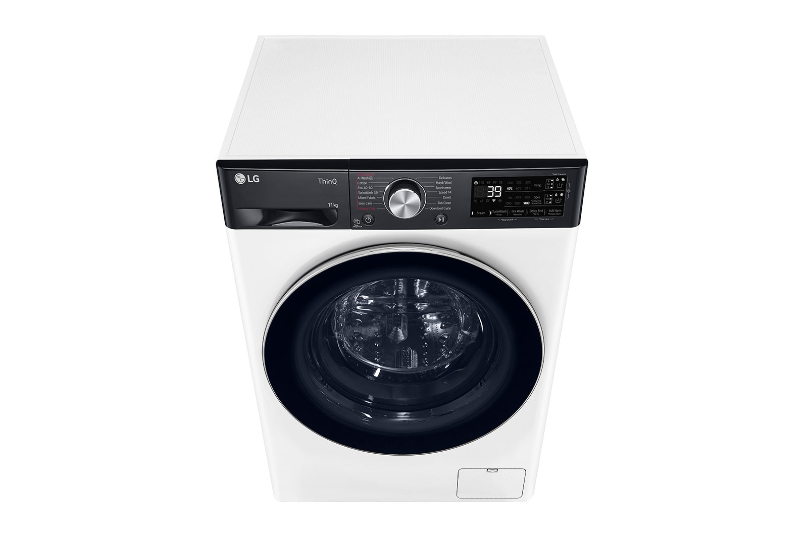 LG 11 kg, max. 1400 ford./perc, Gőzmosógép, TurboWash™360, AI DD™ és WiFi funkció, F4WR711S3HA