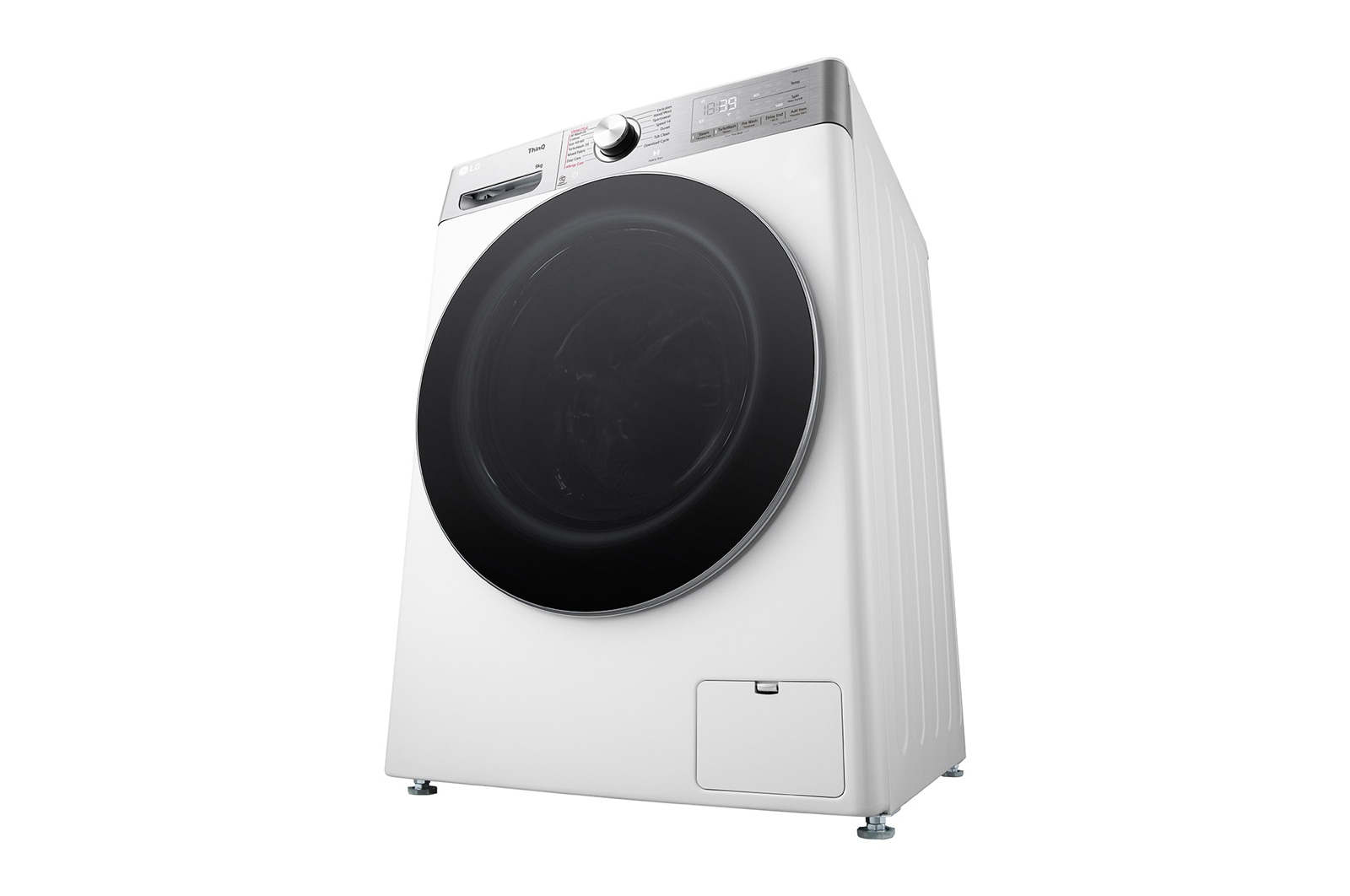 LG 9 kg, max. 1400 ford./perc, Gőzmosógép, TurboWash™360, AI DD™ és WiFi funkció, F4WR909P3W