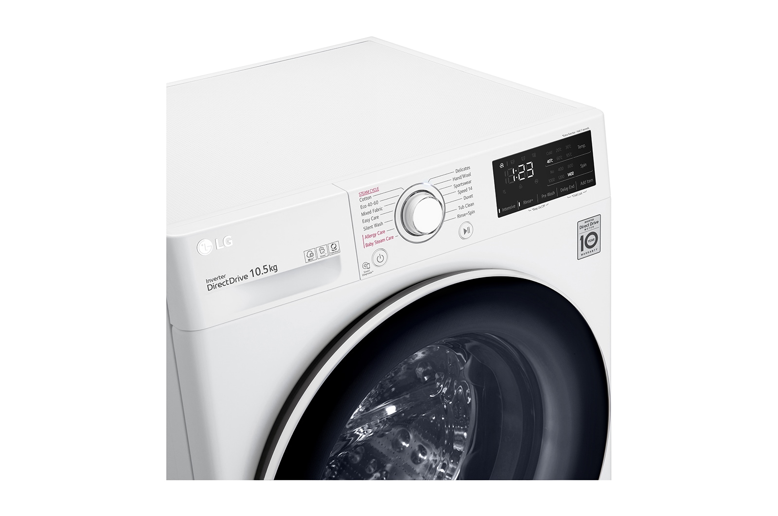 LG 10.5 kg, max. 1400 ford./perc, Gőzmosógép, AI DD™ technológia, F4WV3210S0A