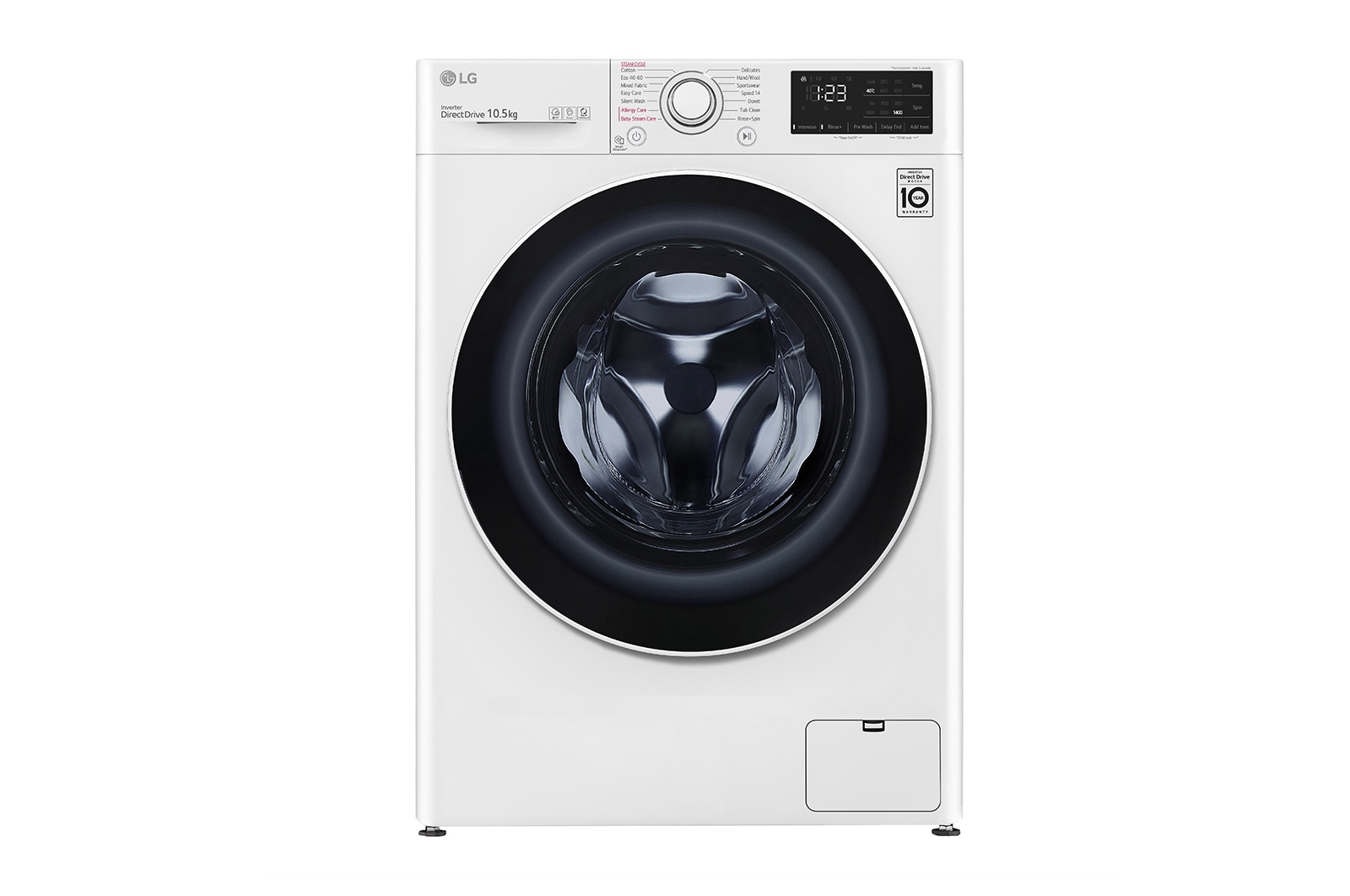 LG 10.5 kg, max. 1400 ford./perc, Gőzmosógép, AI DD™ technológia, F4WV3210S0A