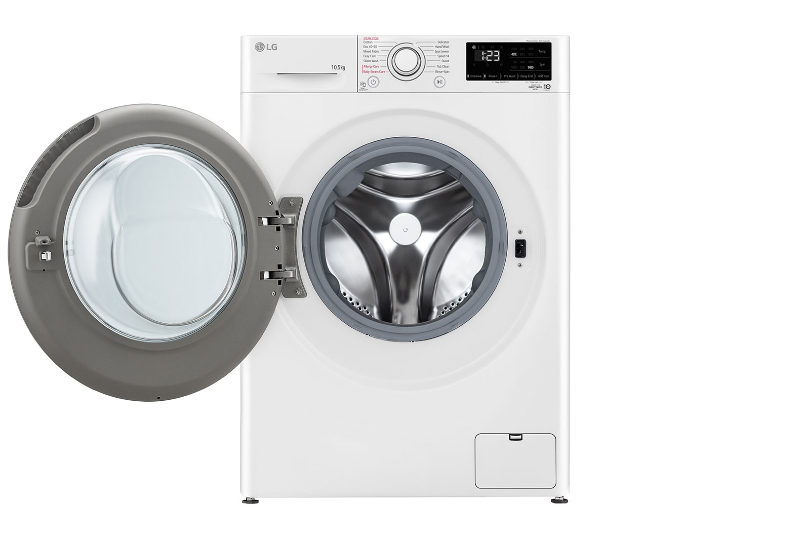 LG  10.5 kg, max. 1400 ford./perc, Gőzmosógép, AI DD™ technológia, F4WV3210S1A