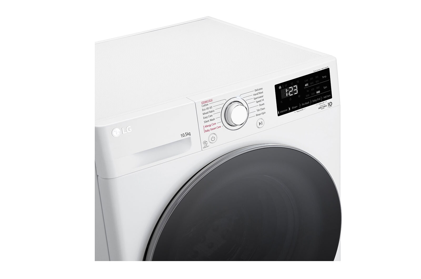 LG  10.5 kg, max. 1400 ford./perc, Gőzmosógép, AI DD™ technológia, F4WV3210S1A