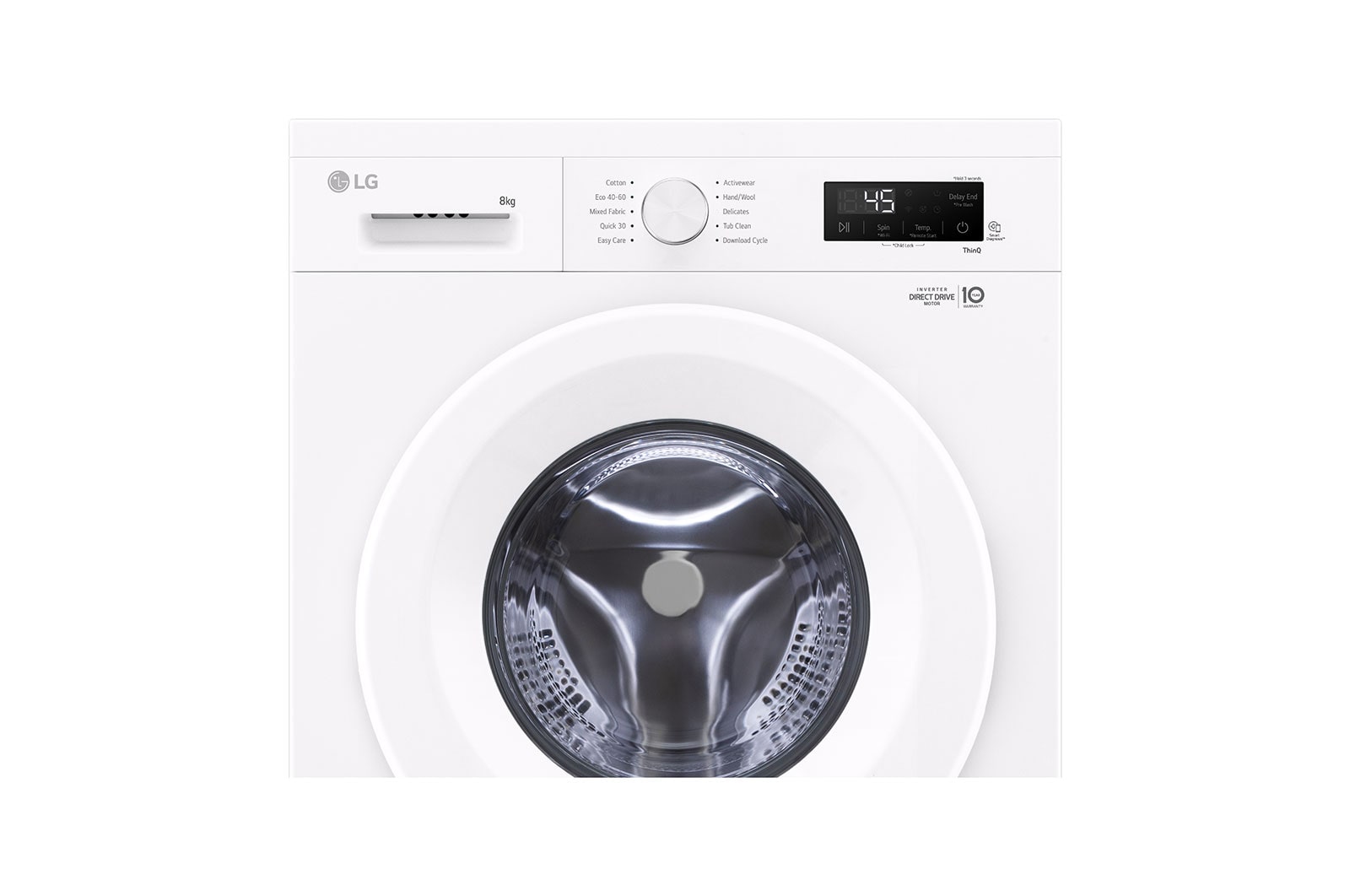 LG 8 kg, max. 1400 ford./perc, Gőzmosógép, WiFi funkció, F4X1008NWH