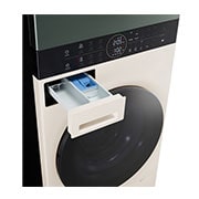 LG  WashTower™, 12/10 kg, max. 1400 ford./perc,  Steam™, TurboWash™360˚, Automatikus kondenzátortisztítás és ThinQ™ WiFi funkció, WT1210EGF