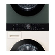 LG  WashTower™, 12/10 kg, max. 1400 ford./perc,  Steam™, TurboWash™360˚, Automatikus kondenzátortisztítás és ThinQ™ WiFi funkció, WT1210EGF