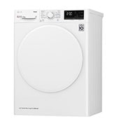 LG 8 kg, Eco Hybrid™ DUAL Inverter Hőszivattyús szárítógép, Automatikus kondenzátortisztítás és ThinQ™ WiFi funkcióval, RH80V3AV0N