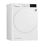 LG 8 kg, Eco Hybrid™ DUAL Inverter Hőszivattyús szárítógép, Automatikus kondenzátortisztítás és ThinQ™ WiFi funkcióval, RH80V3AV0N