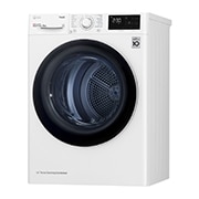 LG 8 kg, Eco Hybrid™ DUAL Inverter Hőszivattyús szárítógép, Automatikus kondenzátortisztítás és ThinQ™ WiFi funkcióval, RH80V3AV6N