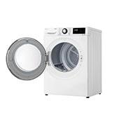 LG 8 kg, Eco Hybrid™ DUAL Inverter Hőszivattyús szárítógép, Automatikus kondenzátortisztítás és ThinQ™ WiFi funkció, RH80V3AVBN