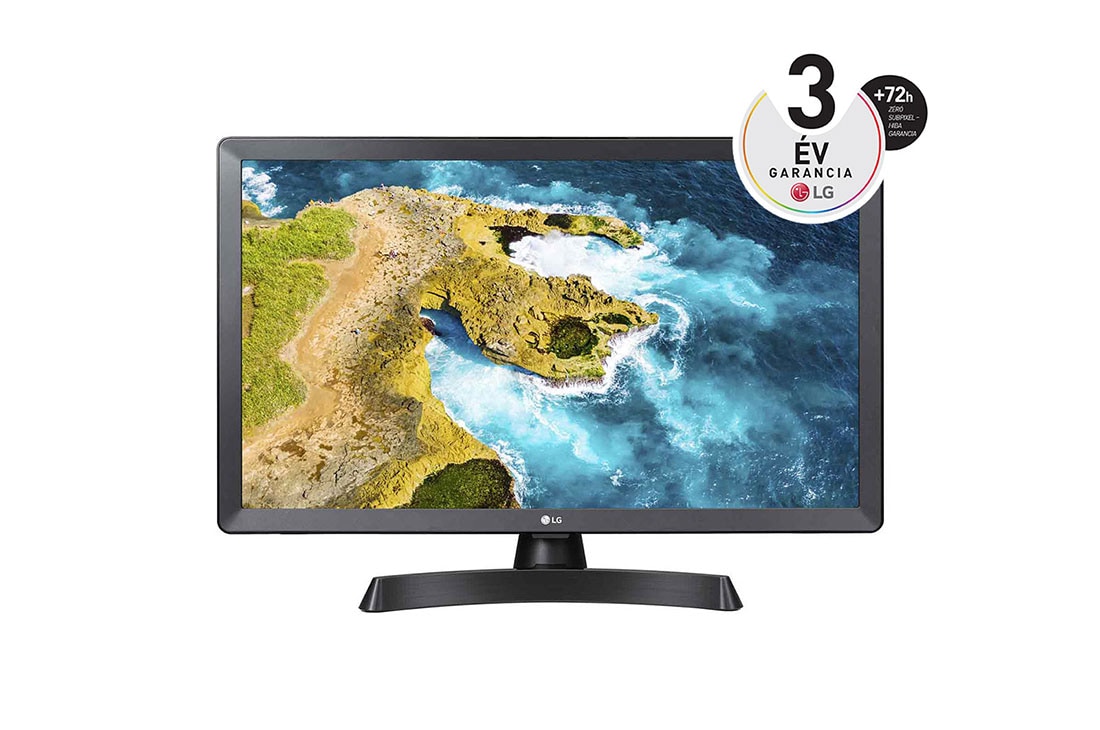 LG 23,6" méretű nagy betekintési szögű TV monitor, 24TQ510S-PZ