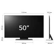 LG QNED 50 colos 4K okos TV, 2023, 50QNED813RE