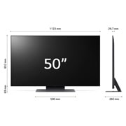 LG QNED 50 colos 4K okos TV, 2023, 50QNED823RE