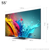 LG 55 colos LG QNED AI QNED86 4K Smart TV 2024, 55QNED86T3A