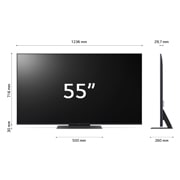 LG UHD UR91 55 colos, 4K Smart TV, 2023, 55UR91003LA