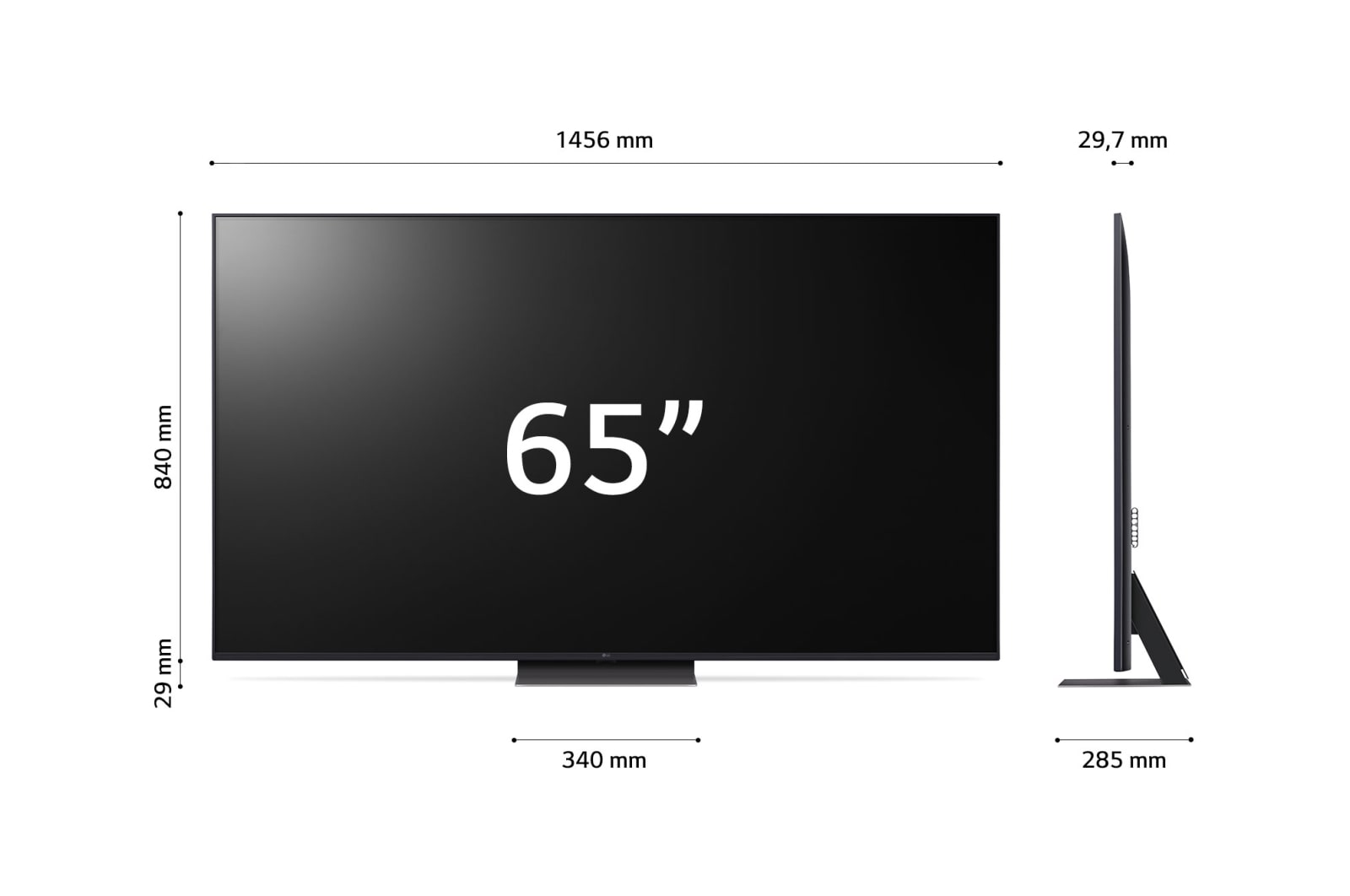 LG UHD UR91 65 colos, 4K Smart TV, 2023, 65UR91003LA