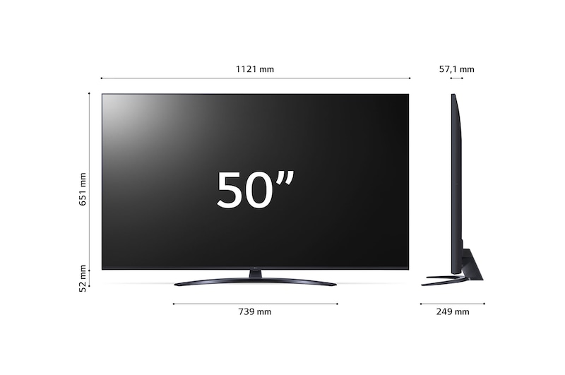 LG UHD UR81 50 colos, 4K Smart TV, 2023, 50UR81003LJ
