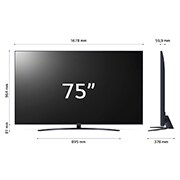 LG UHD UR81 75 colos, 4K Smart TV, 2023, 75UR81003LJ