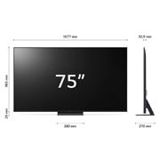 LG UHD UR91 75 colos, 4K Smart TV, 2023, 75UR91003LA