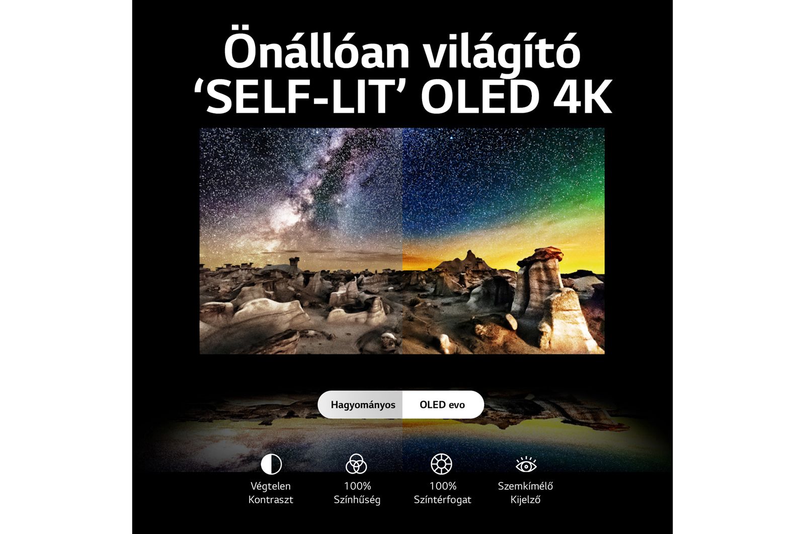 LG OLED evo C3, 42 col, 4K felbontás, 2023-as smart TV, OLED42C31LA