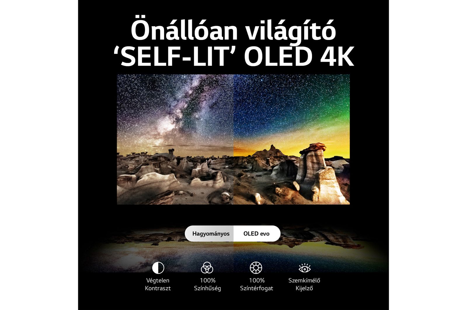 LG OLED evo C3, 48 col, 4K felbontás, 2023-as smart TV, OLED48C31LA