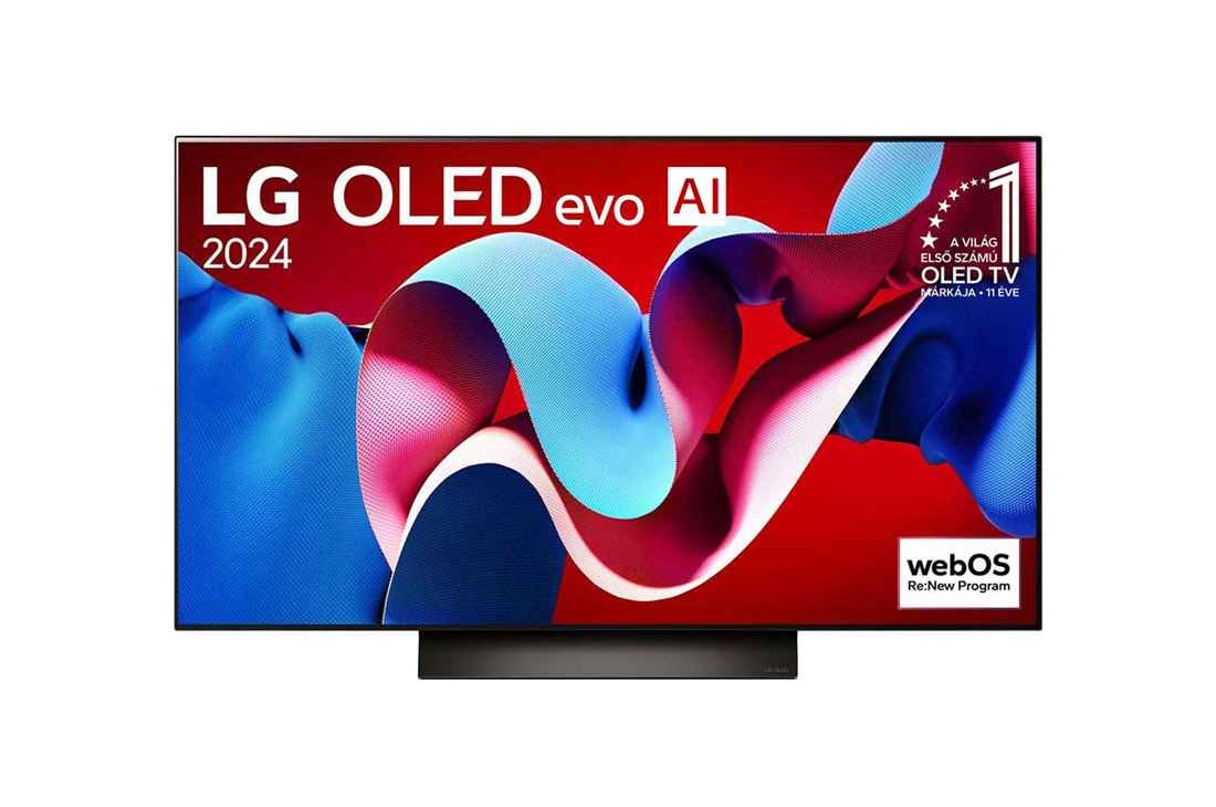 LG 48 colos LG OLED evo AI C4 4K Smart TV 2024, OLED48C43LA