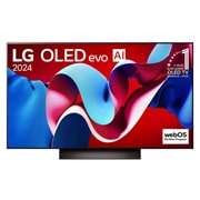 LG 48 colos LG OLED evo AI C4 4K Smart TV 2024, OLED48C43LA