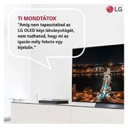 LG OLED B3, 55 col, 4K felbontás, 2023-as smart tv, OLED55B33LA