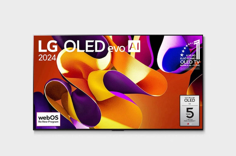 LG 77 colos LG OLED evo AI G4 4K Smart TV 2024, OLED77G42LW